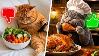 Thumbnail: This is What Living Your Best Life Actually Looks Like — Cat Edition 🐱✨