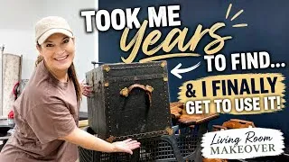 Thumbnail: FINALLY found my dream ANTIQUE furniture piece! Let’s Style it! Living Room Refresh 