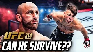 Thumbnail: Can Volkanovski Survive Lopes’ Onslaught at UFC 314? | MMA Breakdown