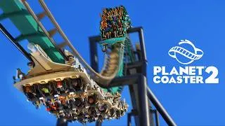 Thumbnail: I built a crazy DUELING Coaster in Planet Coaster 2