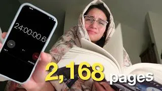 Thumbnail: can i read my ENTIRE TBR in one day? 😳📚 reading challenge