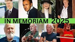 Thumbnail: Famous Celebrities Who died in 2025- Causes Of their death (In Memoriam 2025)