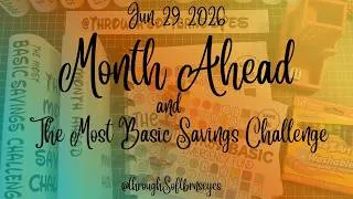 Thumbnail: .Month Ahead and The Most Basic Challenge| #savingschallenges #cashbudgeter #savingmoney #moneygoals
