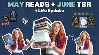 Thumbnail: May Reading Wrap Up, June TBR & A Life Update 📚