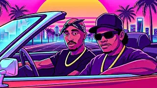Thumbnail: 2Pac - Let's Ride (Remix) ft. Eazy-E, DMX, Bone Thugs N Harmony | 80s Synthwave / Retrowave
