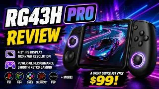 Thumbnail: This $99 retro handheld surprised me - Review of RG43H PRO from AISLPC