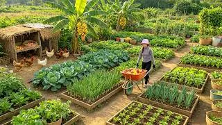 Thumbnail: Harvest, Sell, And Cook With Quail Eggs, Yellow Bananas, Cabbage, Scallions, And Mixed Vegetables