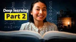 Thumbnail: Deep Learning by Hand for Beginners (Part 2 - Backpropagation & Gradient Descent)
