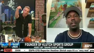 Thumbnail: Rich Paul provides BIG-TIME information to Pat McAfee on LeBron' decision to join Heat, Cavs & 76ers