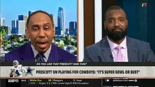 Thumbnail: FIRST TAKE | "I'm so sick of this!" - Stephen A. Smith rips Dak Prescott's Super Bowl ambitions