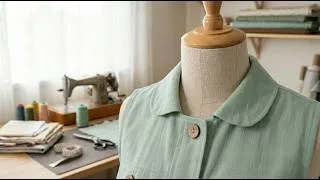 Thumbnail: How to Draft and Sew a Stand-up Peter Pan Collar Neatly | Sewing techniques