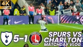 Thumbnail: SPURS CRUISE INTO 3RD ROUND OF CARABAO CUP  | Tottenham Vs Charlton Matchday VLOG [4K]