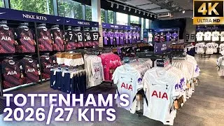 Thumbnail: TOTTENHAM’S KITS FOR 2026/27 SEASON | Third Kit Is Released Completing Kit Range In Club Shop [4K]