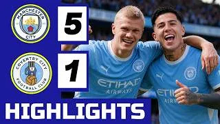 Thumbnail: Manchester City vs. Coventry City 5-1 Highlights Premier League 2026 • Enzo Debut Haaland Goals •