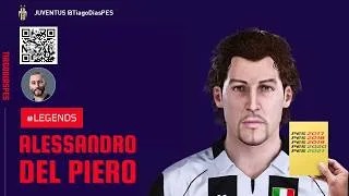 Thumbnail: Alessandro Del Piero @TiagoDiasPES (Juventus) Face + Stats | PES 2021 | Donation: @nonnogol