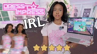 Thumbnail: I Recreated Dress to Impress Outfits in REAL LIFE! 🎀