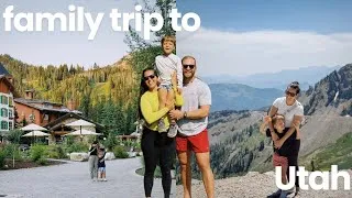 Thumbnail: Family travel vlog: flying with kids, Northern Utah, Snowbird, Alta, Solitude, Thanksgiving Point ⛰️