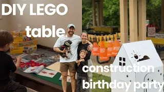 Thumbnail: 5th birthday vlog: DIY LEGO table + Construction birthday party 🚧