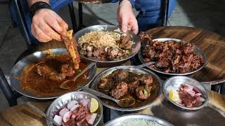 Thumbnail: Raju Reasi Wale Ka Skin Wala Murga Aur Mutton Gravy Aur Tawa Chicken | Raju Dhaba Reasi | Jammu food