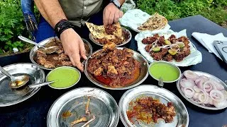 Thumbnail: Bhanu Bhai Ka Tawa Chicken Masala Aur Deep Fry Chicken | Bhanu Chicken Jajjar Kotli | Jammu food  
