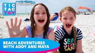 Thumbnail: Beach Adventures with Addy and Maya !!!