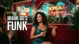 Thumbnail: 80s Funk Miami Grooves 🍸 South Beach Evenings | Retro Lounge Atmosphere