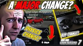 Thumbnail: 🤔 WHERE is the PATCH? a MASSIVE Change incoming? || Gran Turismo 7