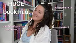 Thumbnail: HUGE book haul | quarter 2