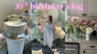 Thumbnail: 30th Birthday Vlog | book shopping, book haul, party