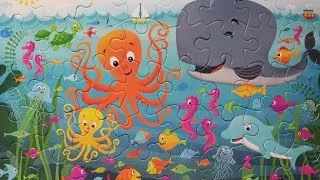 Thumbnail: Jigsaw Puzzle  # 1,918  - Under the Seas 3 of 3  (48 Piece) CEACO By Sarah Beise 2020