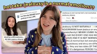 Thumbnail: let's dig into "the jealous friend" discourse | Internet Analysis
