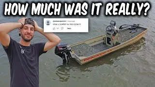 Thumbnail: The VIRAL Bass Pro Boat. Was it Worth it? (Full cost and Water test)