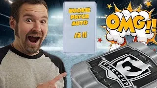 Thumbnail: CRAZY SP ROOKIE PATCH AUTO PULL /3 - 2024-25 The Cup Hockey Tin Box Break