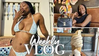 Thumbnail: Weekly Vlog:Living alone diaries, a realisitic week in my life | Work, Swimming, Parties & Drinks 🍹✨