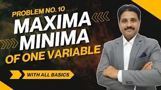 Thumbnail: MAXIMA AND MINIMA OF A FUNCTION OF ONE VARIABLE SOLVED PROBLEM 10  @TIKLESACADEMY