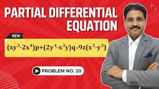 Thumbnail: PARTIAL DIFFERENTIAL EQUATION OF FIRST ORDER AND FIRST DEGREE SOLVED PROBLEM 20