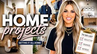 Thumbnail: HOW I MADE MY HOUSE MORE FUNCTIONAL | SUMMER HOME PROJECTS TO GET ORGANIZED | ORGANIZING MOTIVATION