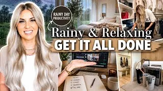 Thumbnail: RAINY & RELAXING ALL DAY ROUTINE | CALMING GET IT ALL DONE WITH ME 2026 | CHECKING IN ON THE COWS