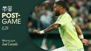 Thumbnail: "It was two different games in each half" | Jose Caicedo discusses loss to Austin