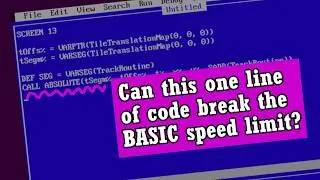 Thumbnail: Were SCREEN 13 and CALL ABSOLUTE the ultimate QBASIC performance secrets?
