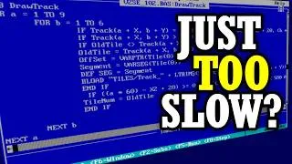 Thumbnail: Was QBASIC just too slow to write games?