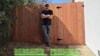 Thumbnail: Simple fence and gate ANYONE CAN DO!!!!