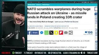 Thumbnail: NATO SCRAMBLES, Russian Missile HITS POLAND, Calls For DEESCALATION | Tim Pool