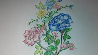 Thumbnail: Flower Art & Drawing By Colour Pencil 🎨 