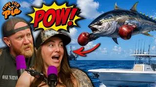 Thumbnail: A Tuna Slapped Heather Around Offshore