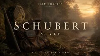 Thumbnail: Calm Adagio Schubert Style 🌙 Gentle Piano & Violin for Reading, Sleep & Meditation