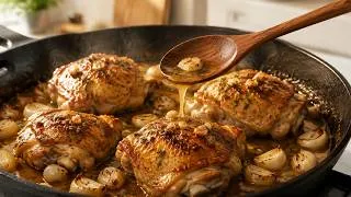 Thumbnail: Healthy Garlic Chicken Recipe | Easy, Delicious & Few Ingredients!