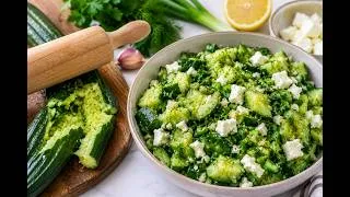 Thumbnail: Smash Your Cucumber! This Easy Cucumber Salad Is So Delicious and Healthy