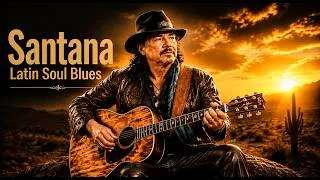 Thumbnail: Santana Latin Soul Blues | Golden Desert Sunset, Warm Acoustic Strings & Endless Horizons