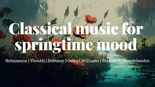 Thumbnail: Classical music for Springtime Mood & AI Art | Study, Working, Background